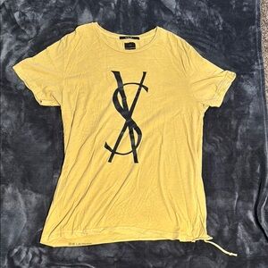 Yellow T-Shirt with Black Logo